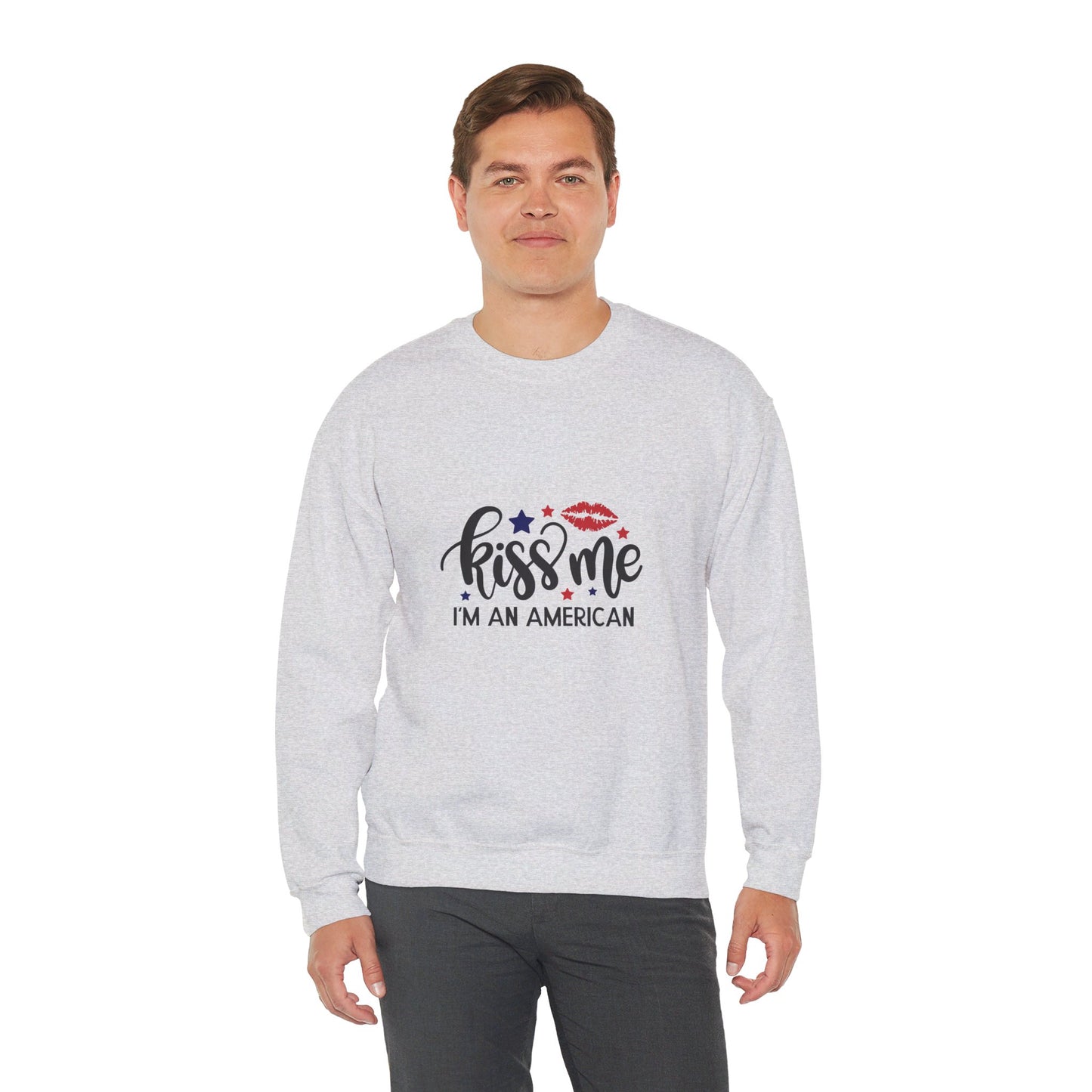 Kiss Me I'm An American - Sweatshirt