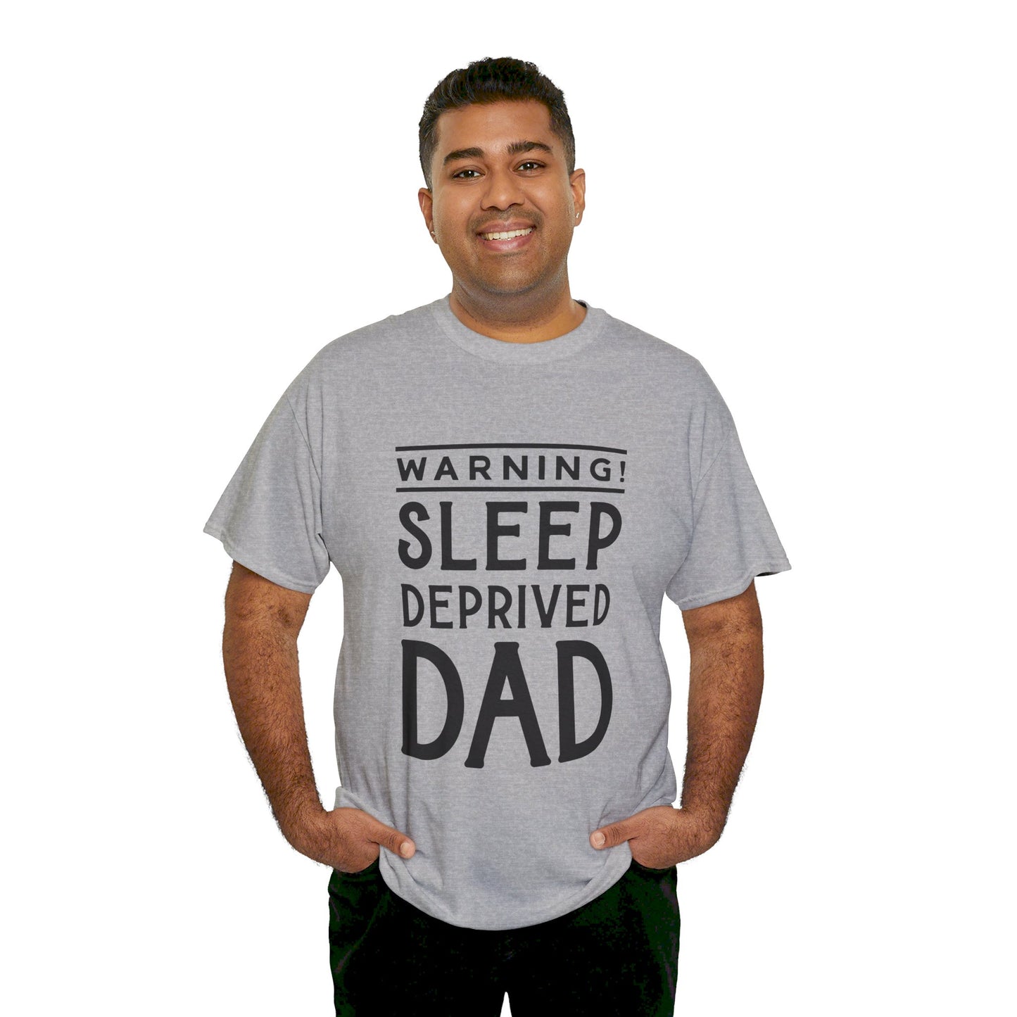 Warning Sleep Deprived Dad - T-Shirt