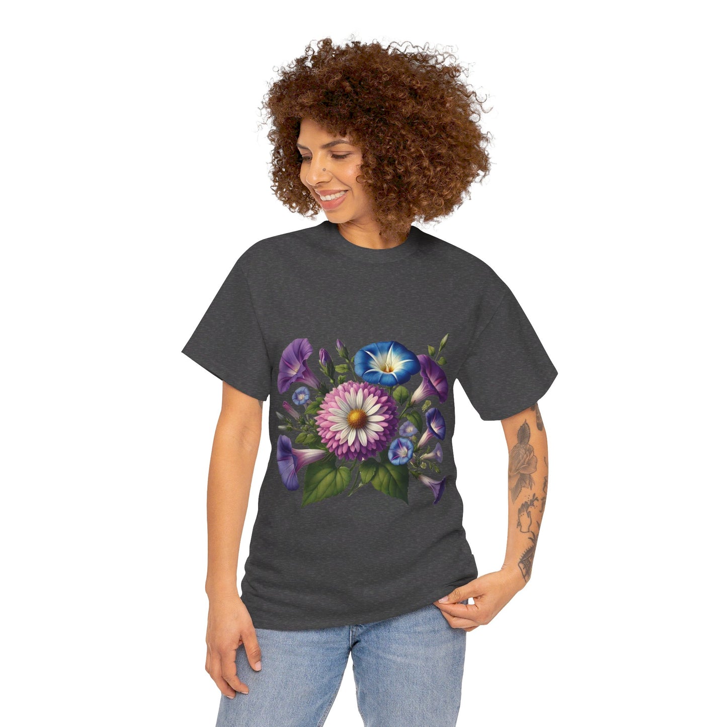 September Flowers - Birth Month - T-Shirt