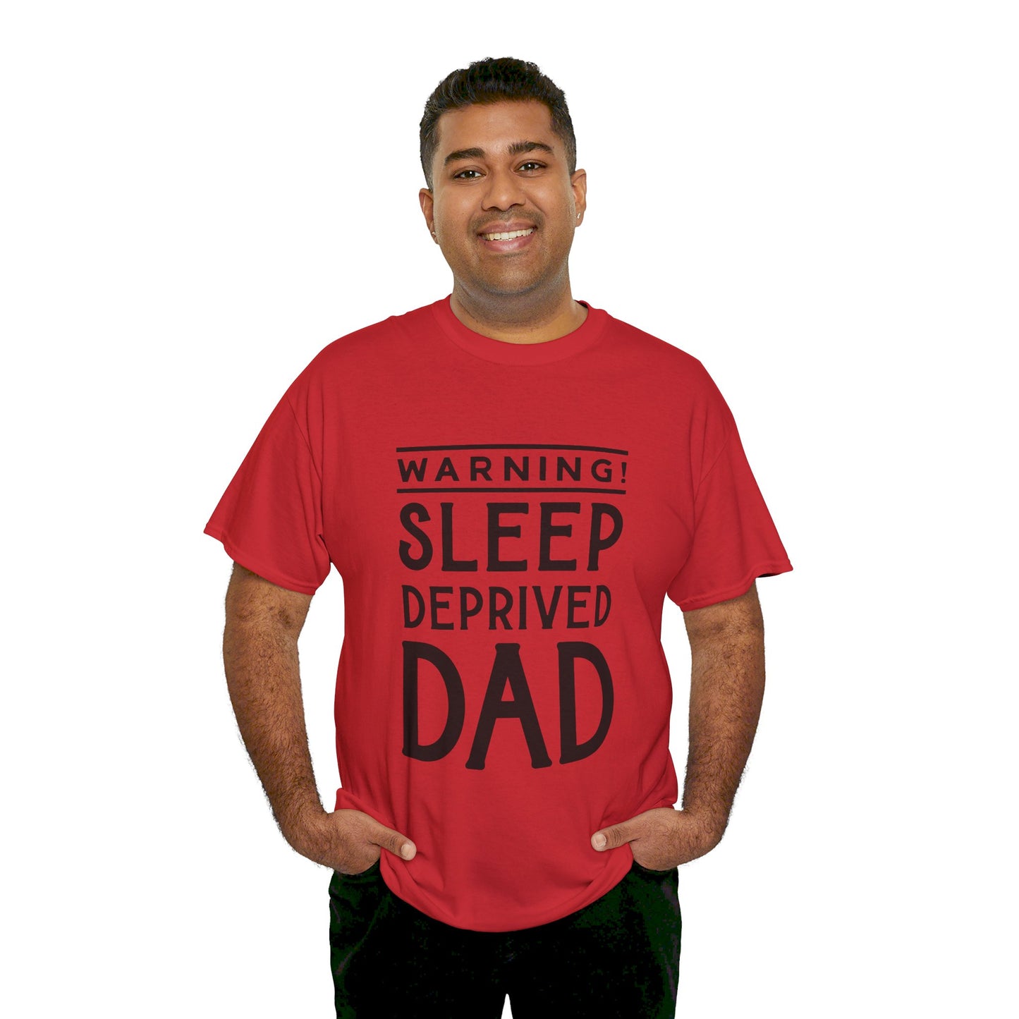 Warning Sleep Deprived Dad - T-Shirt