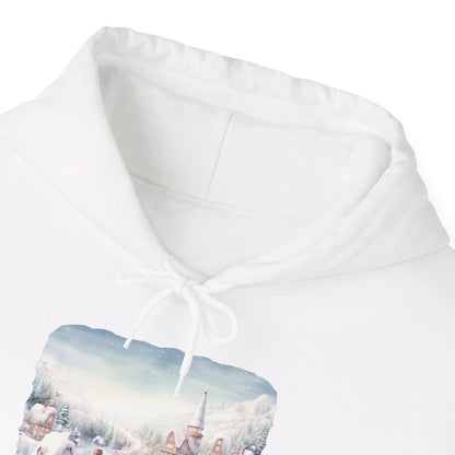 Snowy Christmas Village - Hooded Sweatshirt