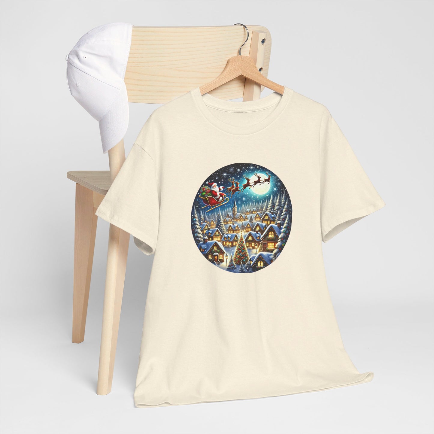 Santa's Snowy Flight - T-Shirt