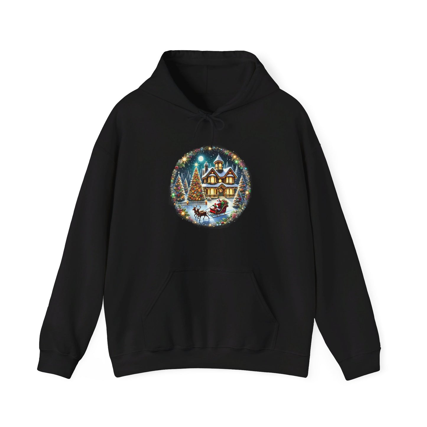 Santa's Frosty Ride - Hooded Sweatshirt