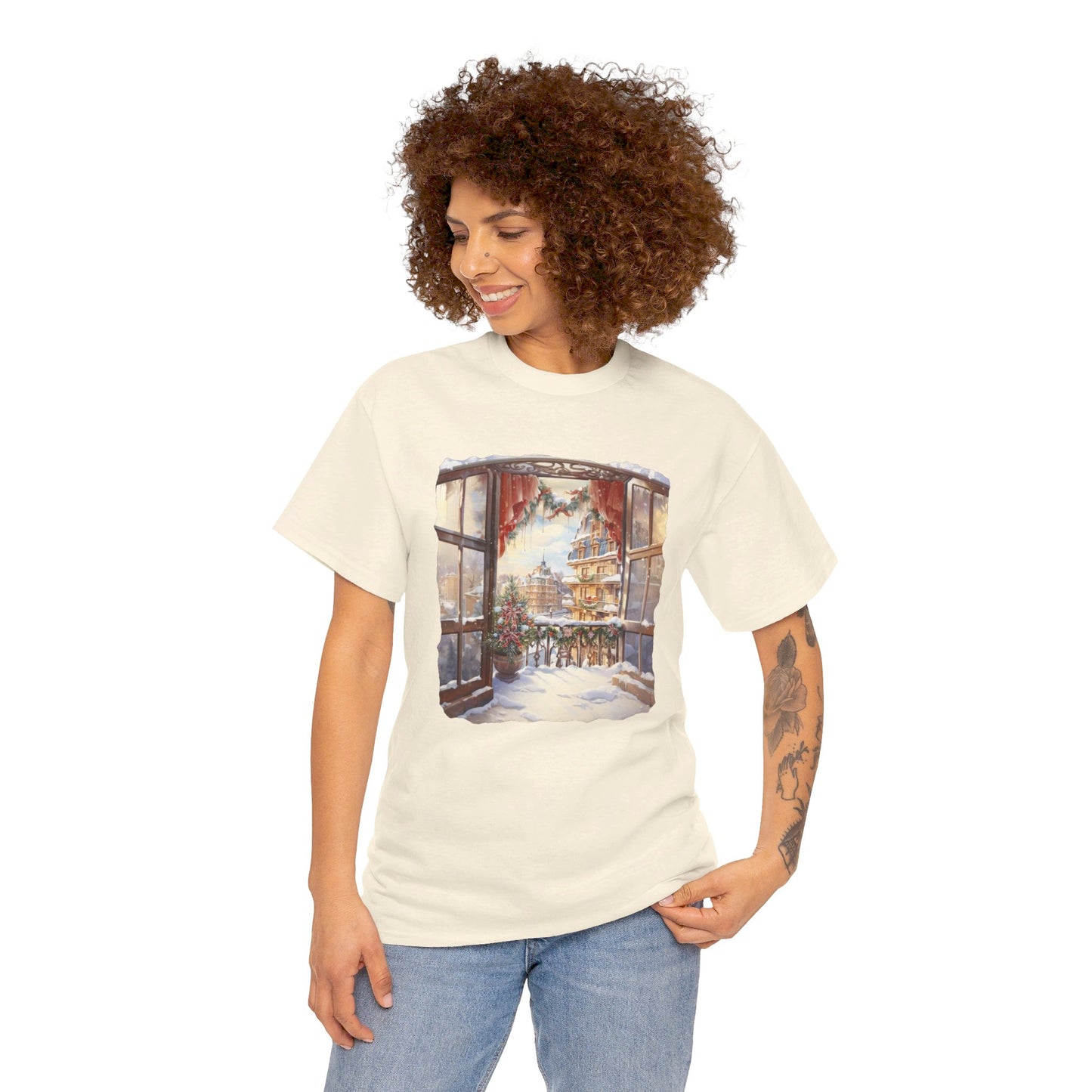 Christmas City To The Window  - T-Shirt