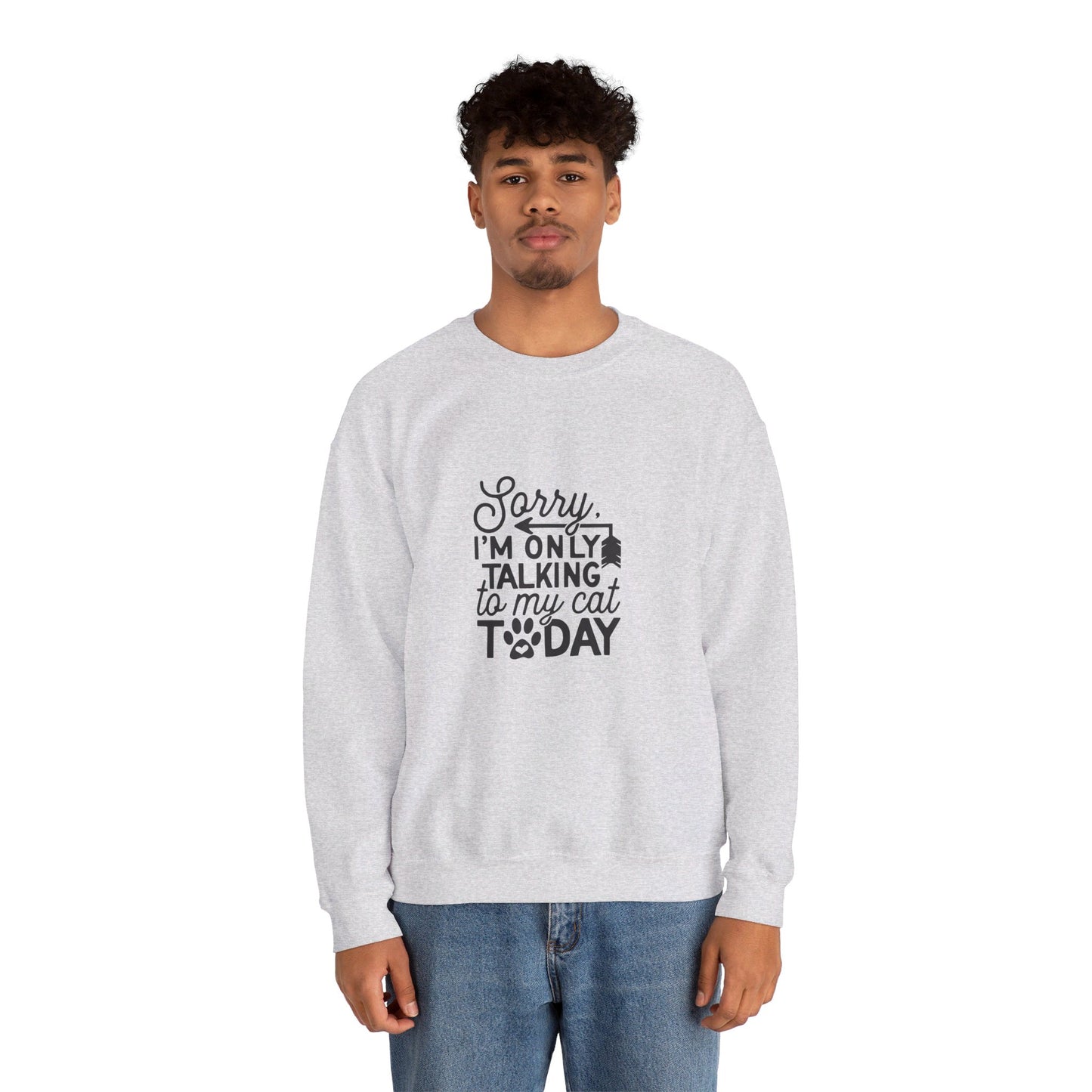 Sorry I'm Only Talking To My Cat - Sweatshirt