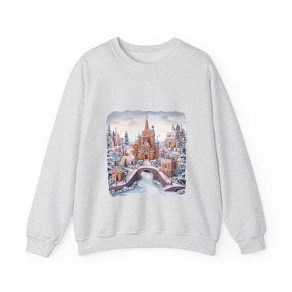 Snowy Christmas Village 10 - Sweatshirt