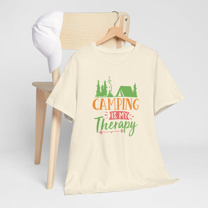 Camping Is My Therapy - T-Shirt