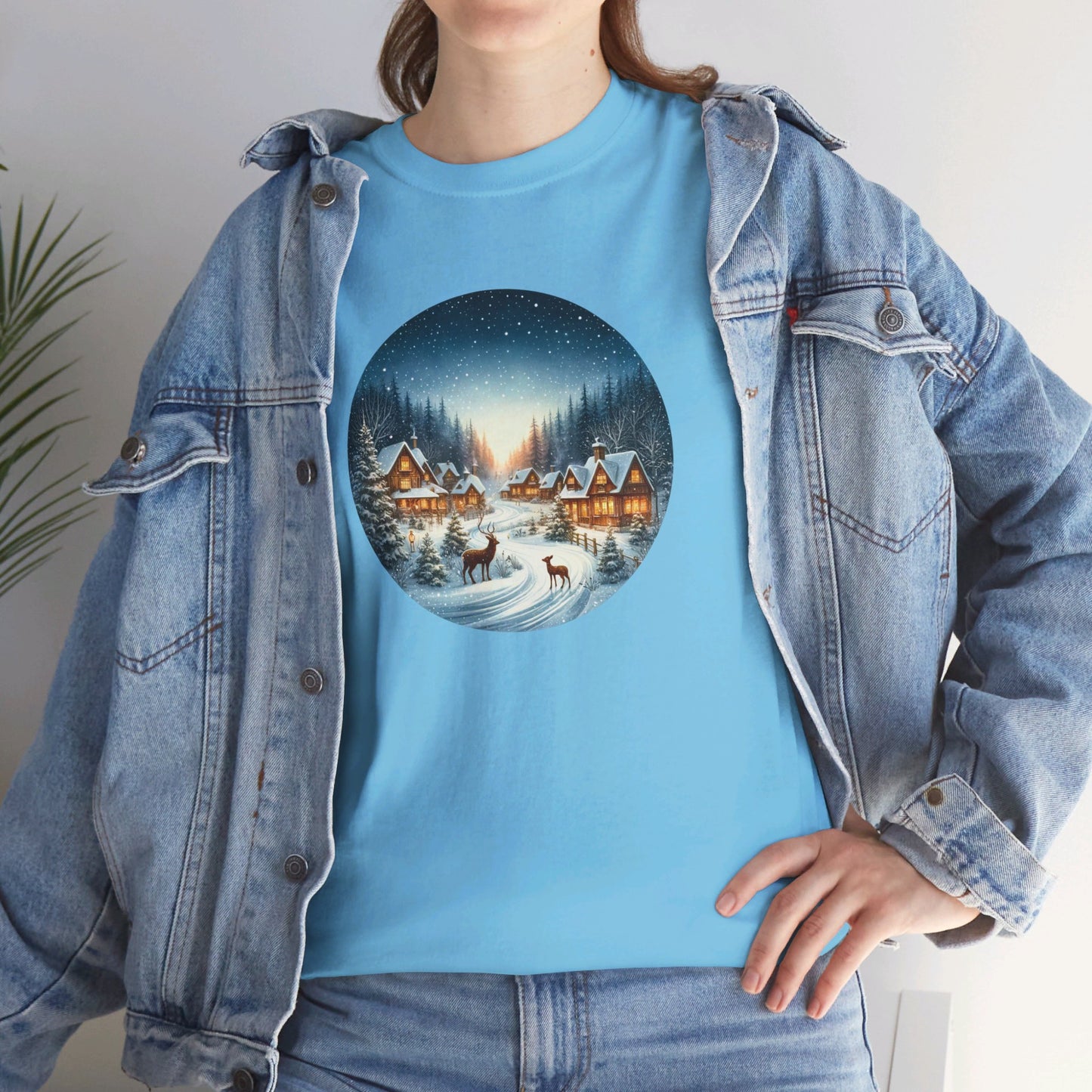 Magical Snowy Night - T-Shirt