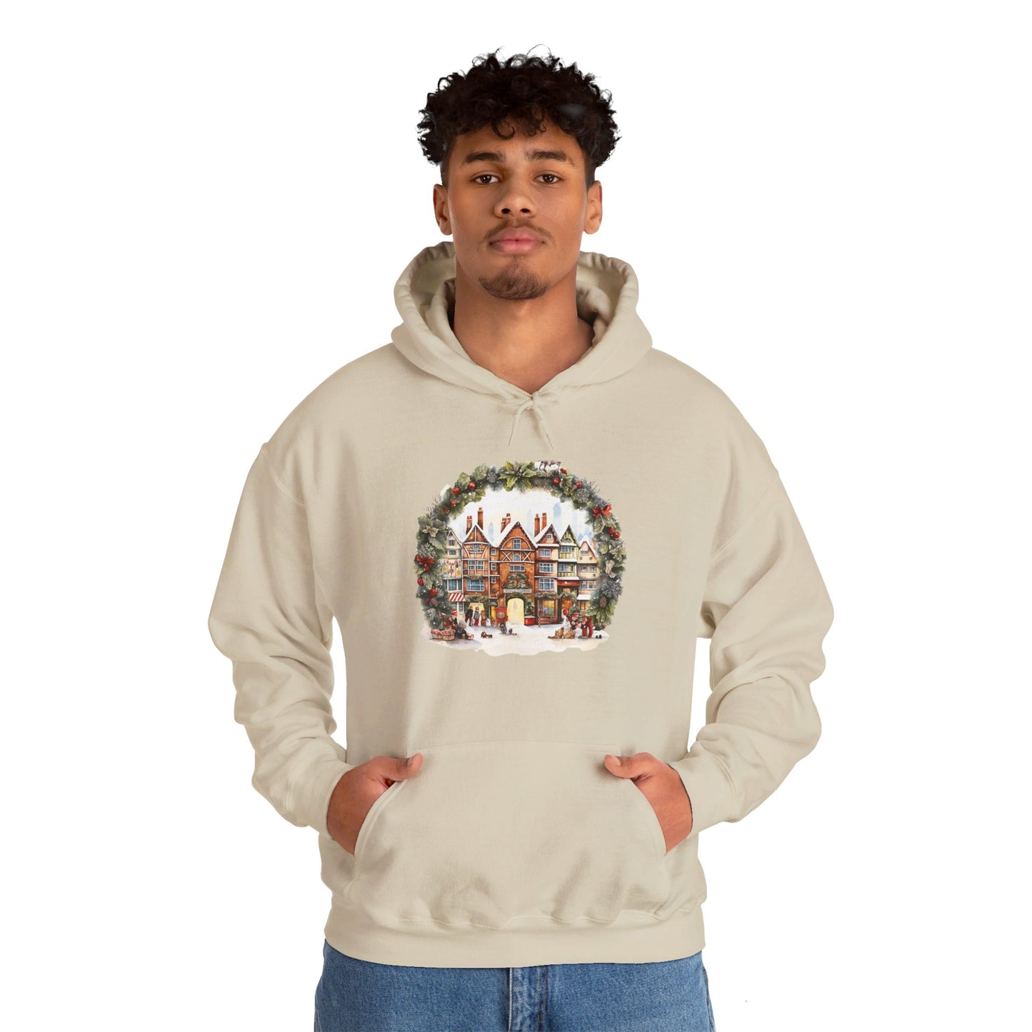 Daytime Village Magic- Hooded Sweatshirt