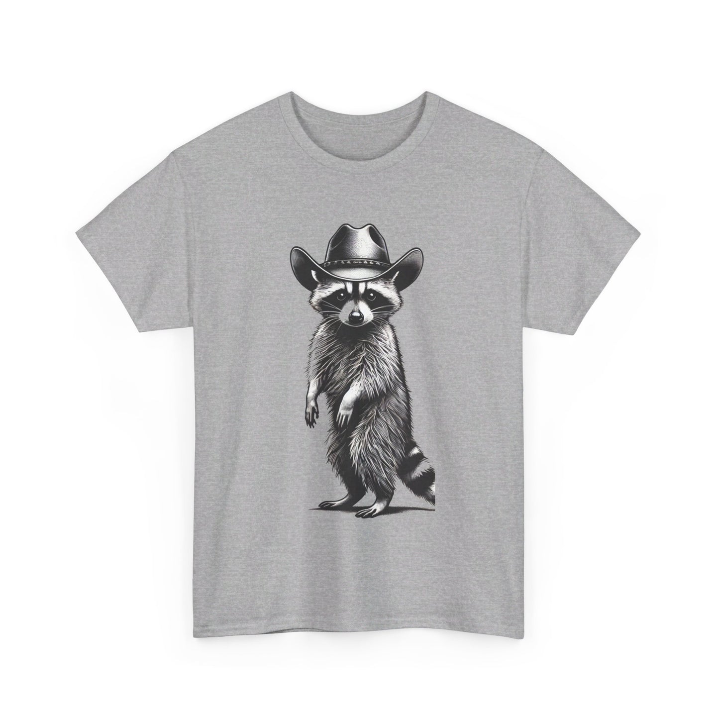 Raccon With cowboy hat - T-Shirt