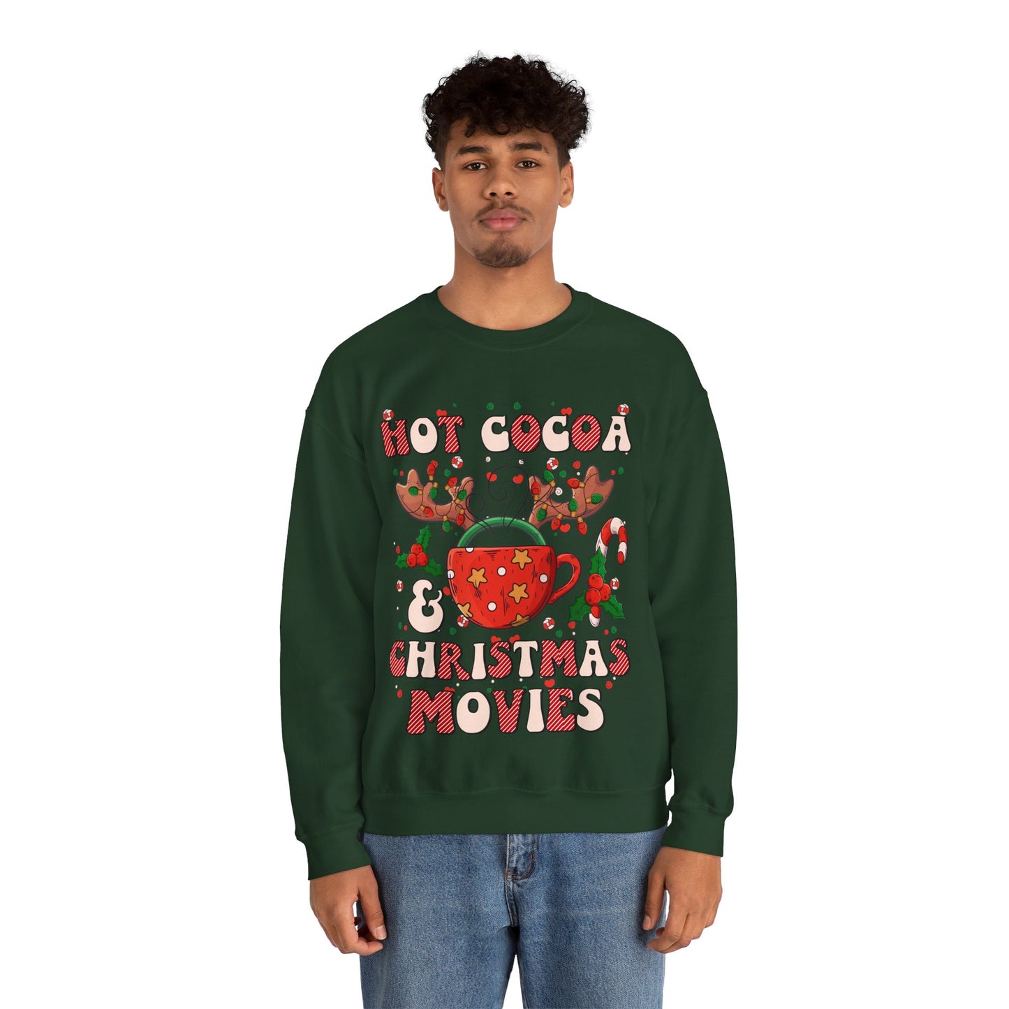 Hot Cocoa Christmas Movies - Crewneck Sweatshirt