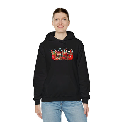 Christmas Cocoa & Gingerbread Delight - Hooded Sweatshirt