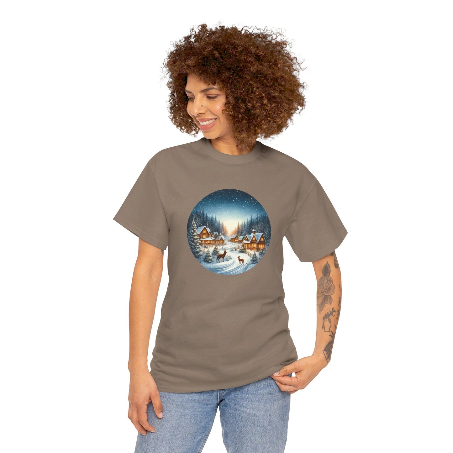 Magical Snowy Night - T-Shirt