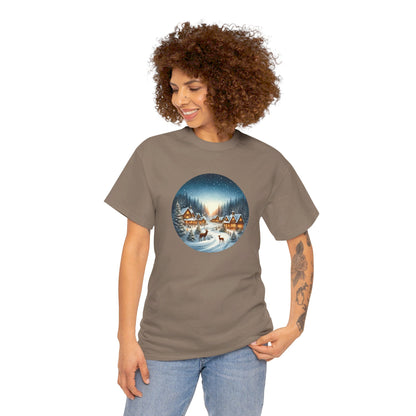 Magical Snowy Night - T-Shirt