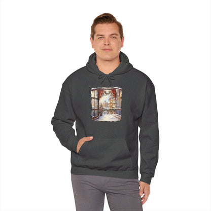 Christmas City To The Window - Hooded Sweatshirt