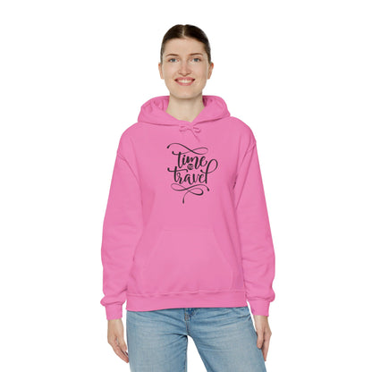 Adventure Awaits, Time to Travel Now - Hooded Sweatshirt