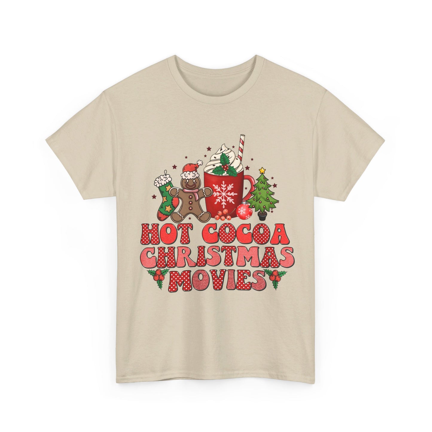 Hot Cocoa Christmas Movies T-Shirt