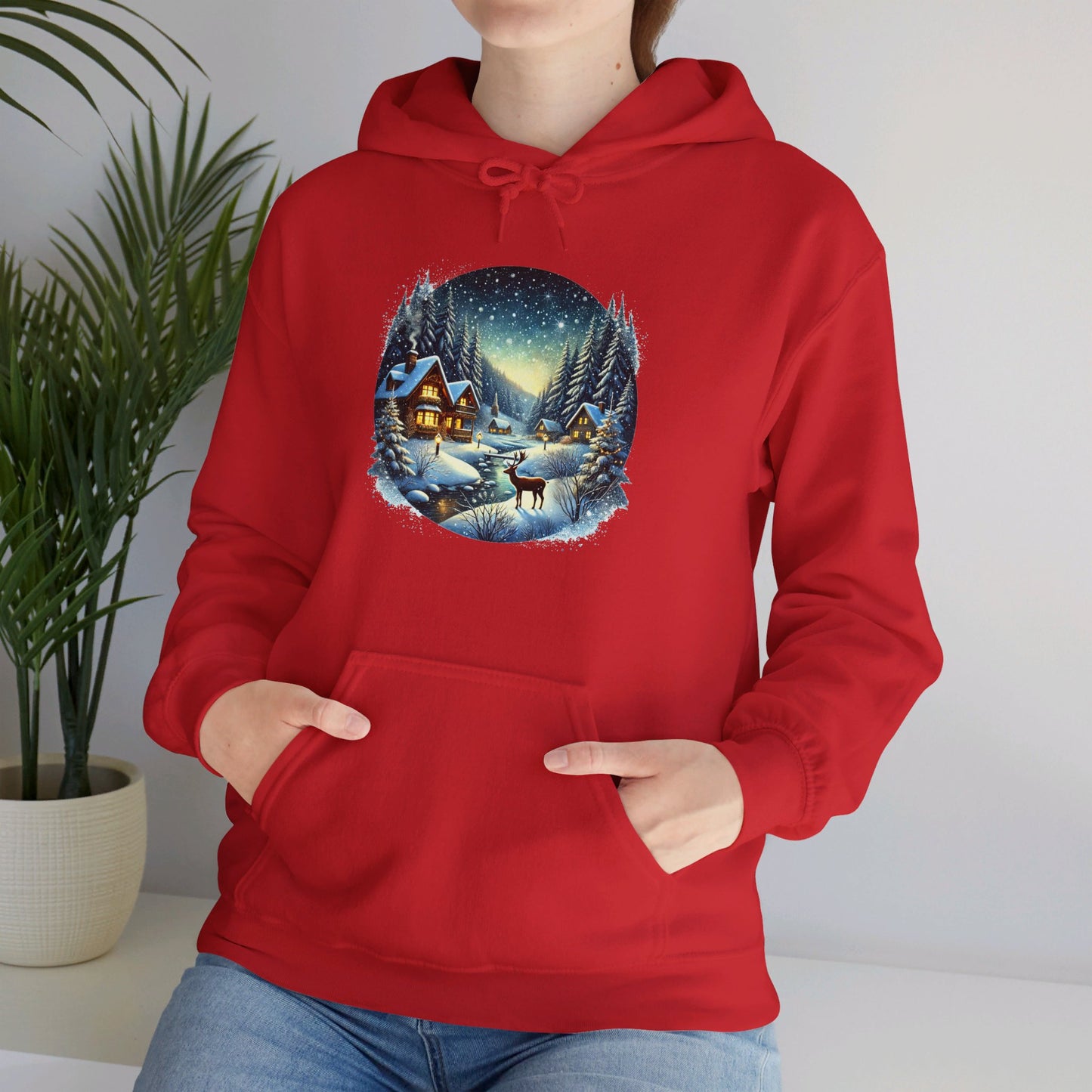 Reindeer Fueled Magic - Hooded Sweatshirt