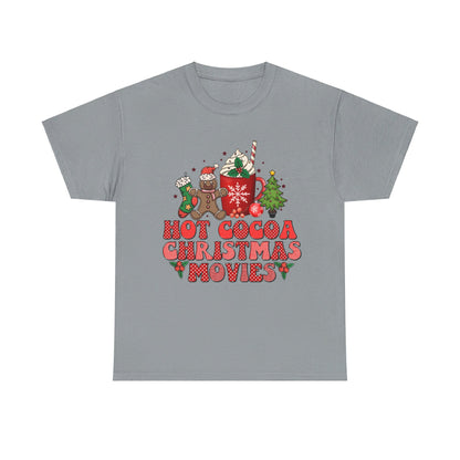 Hot Cocoa Christmas Movies T-Shirt