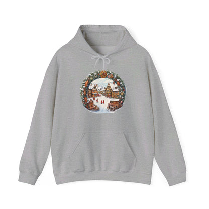 Village Yuletide Joy - Hooded Sweatshirt