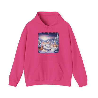 Snowy Christmas Village 3 - Hooded Sweatshirt