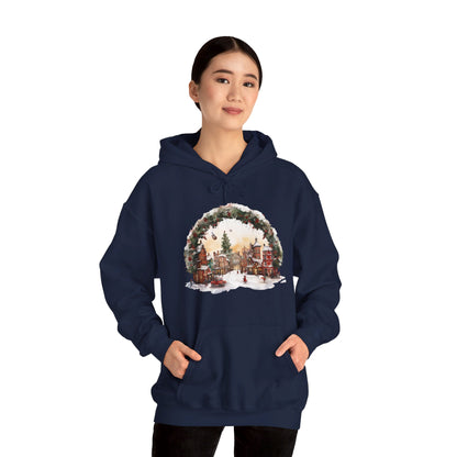 Christmas Village Charm - Hooded Sweatshirt