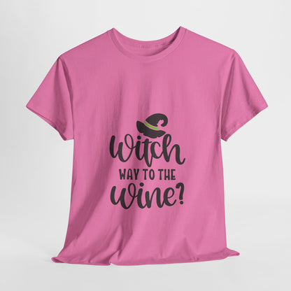 Witch way to the wine-T-Shirt