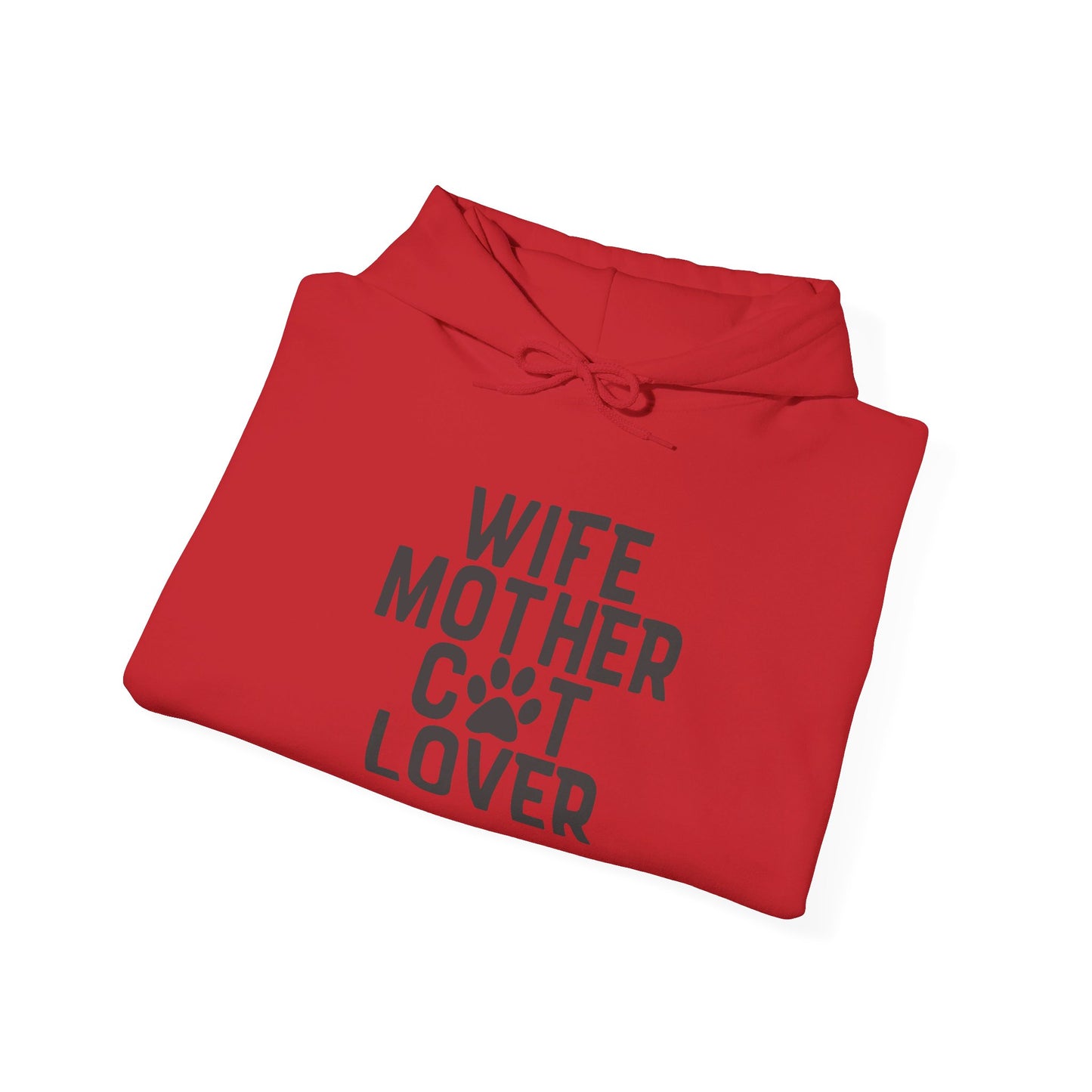 Wife Mother Cat Lover, Pure Joy - Hooded Sweatshirt