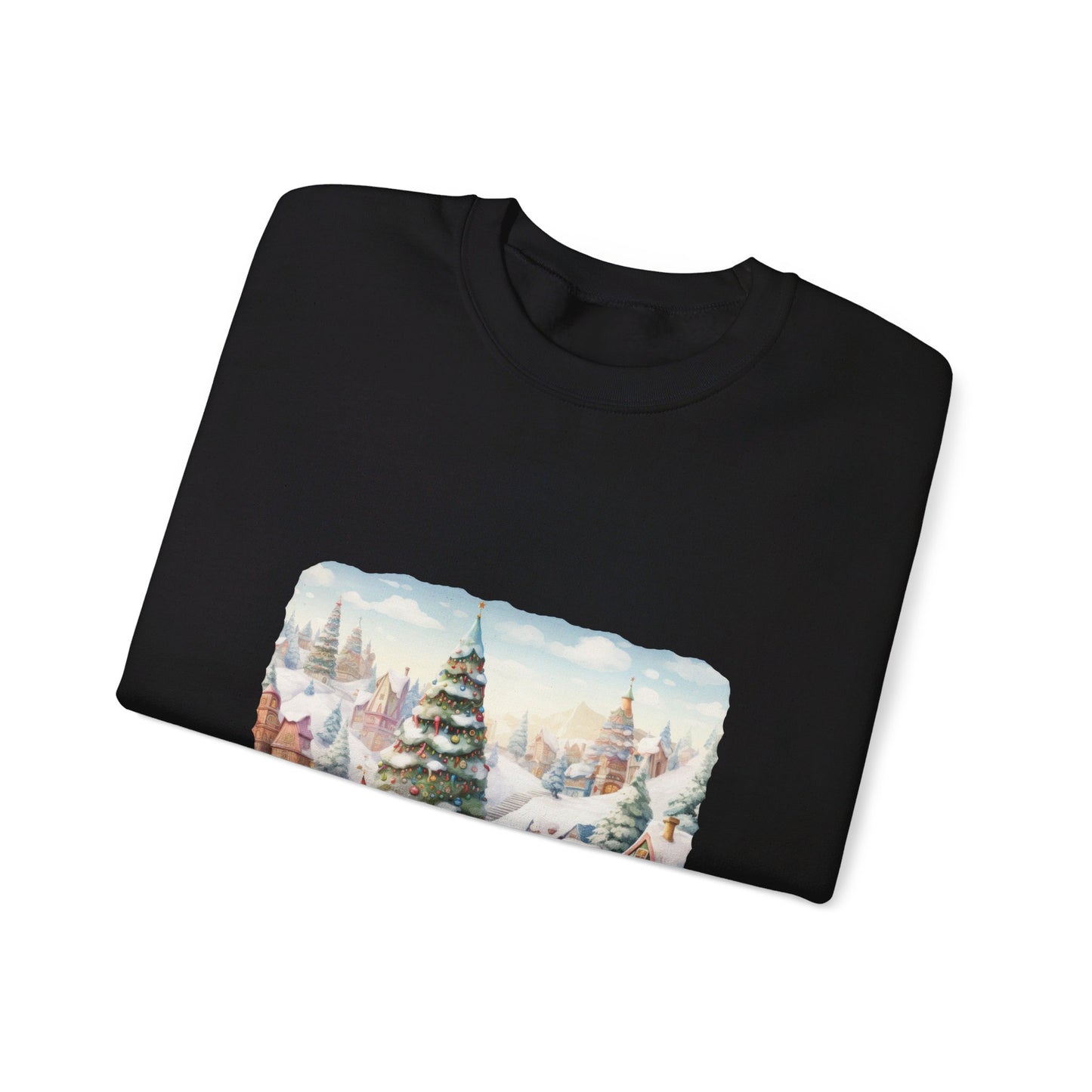 Snowy Christmas Village 16 - Sweatshirt