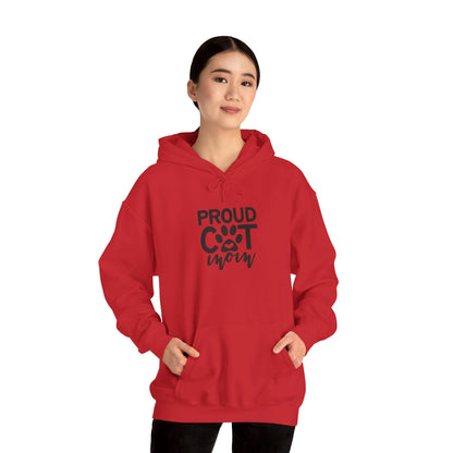 Proud Cat Mom Feline Love Forever - Hooded Sweatshirt