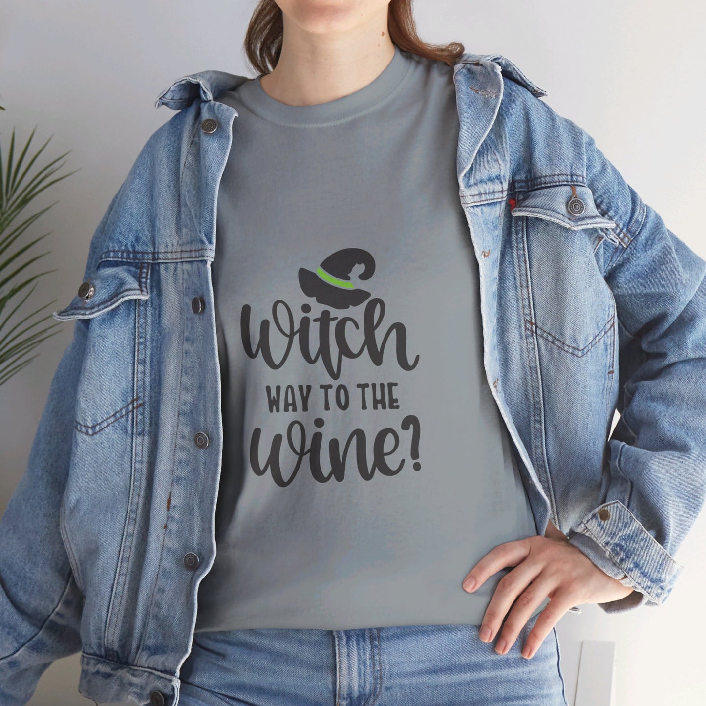 Witch way to the wine-T-Shirt