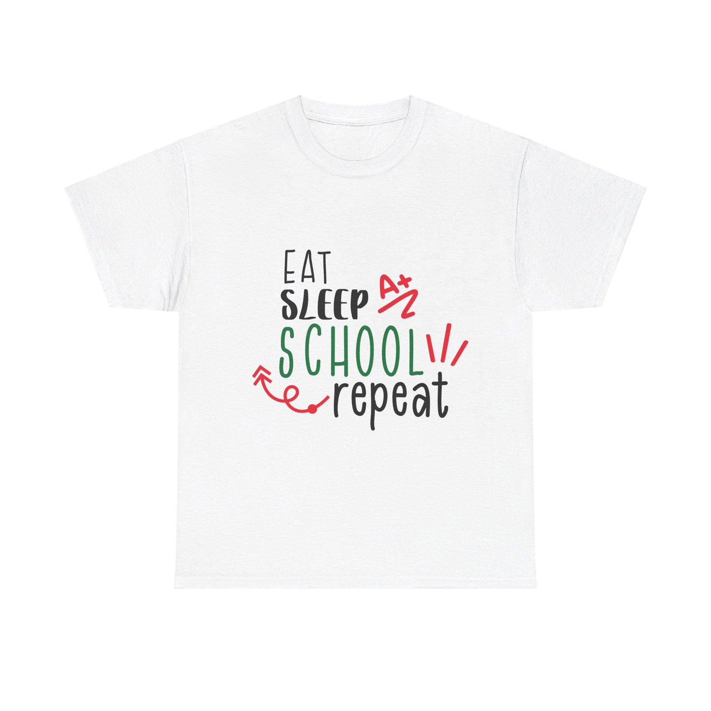 Eat Sleep School Repeat T-Shirt