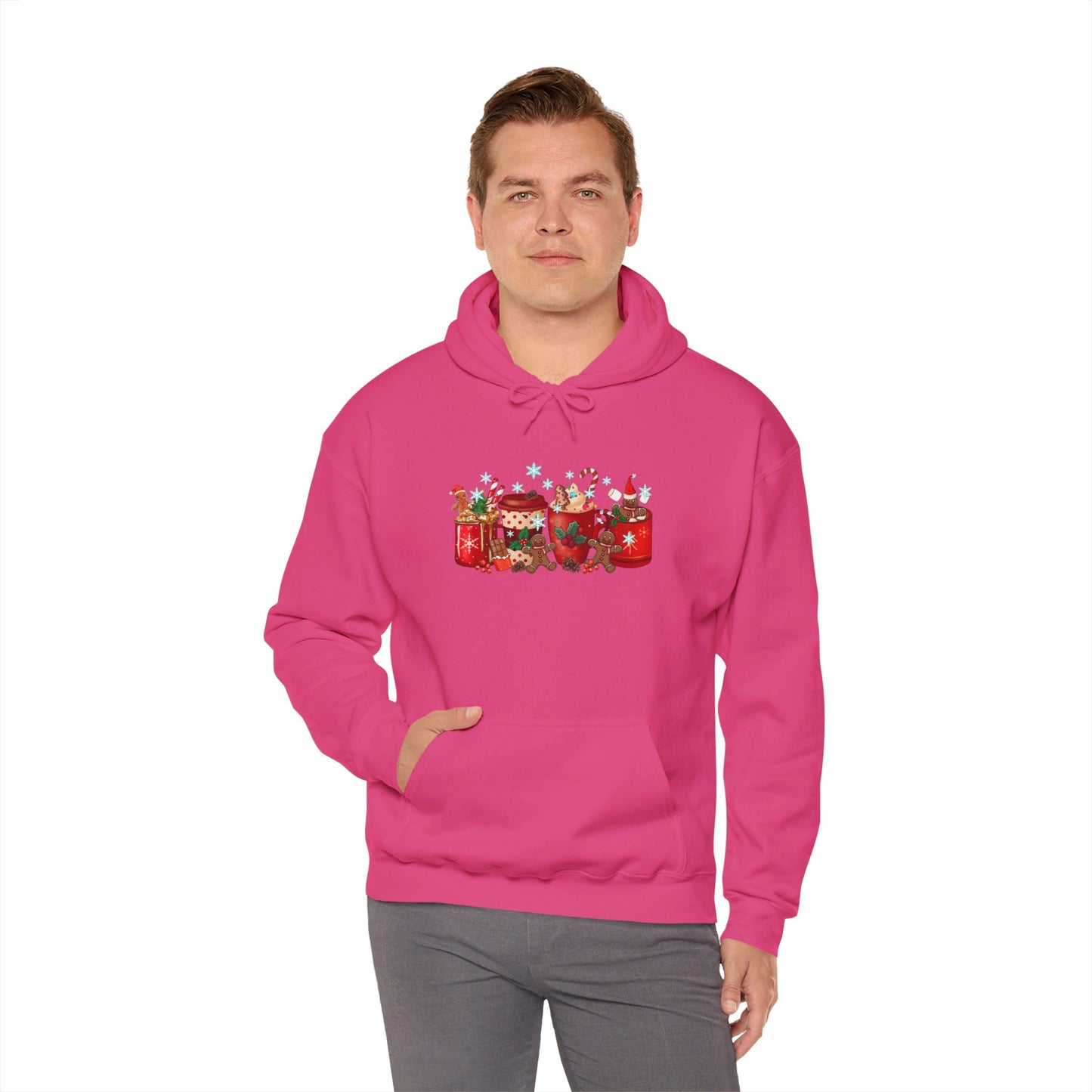 Christmas Cocoa & Gingerbread Delight - Hooded Sweatshirt