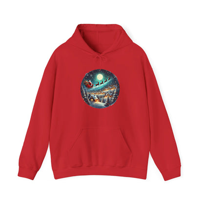 Moonlit Santa Ride - Hooded Sweatshirt