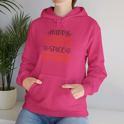 Happy Pumpkin, Spice Season - Hooded Sweatshirt