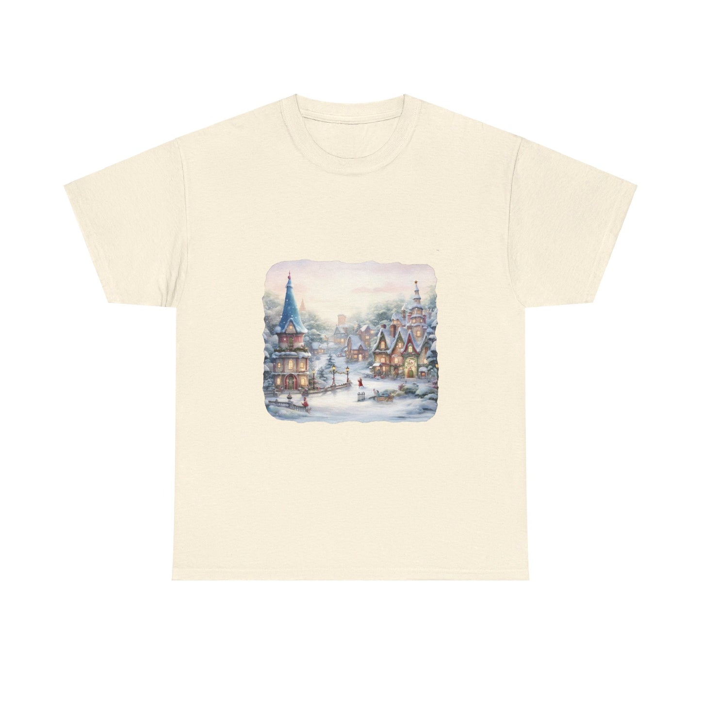 Snowy Christmas Village 2 - T-Shirt