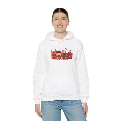 Christmas Cocoa & Gingerbread Delight - Hooded Sweatshirt