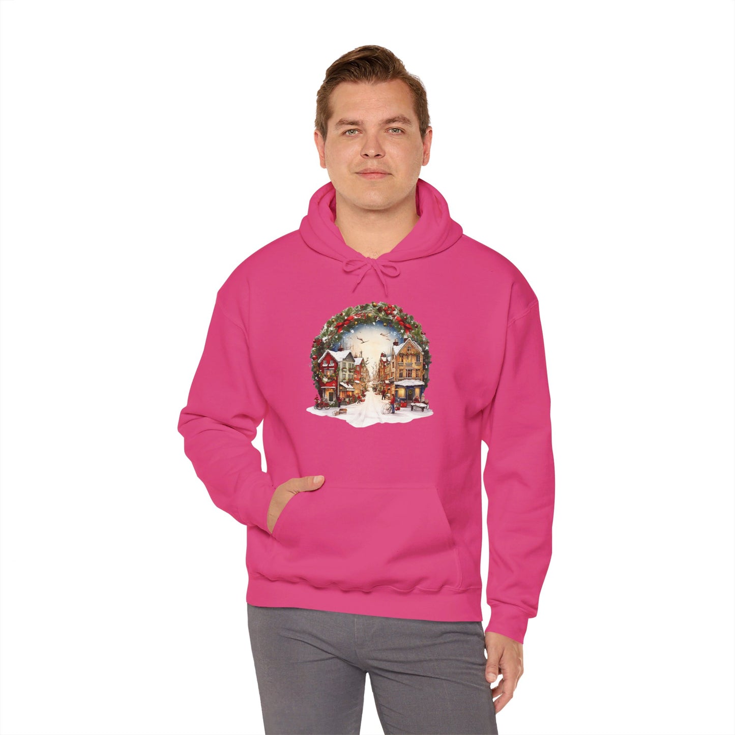 Magical Christmas Village Day - Hooded Sweatshirt