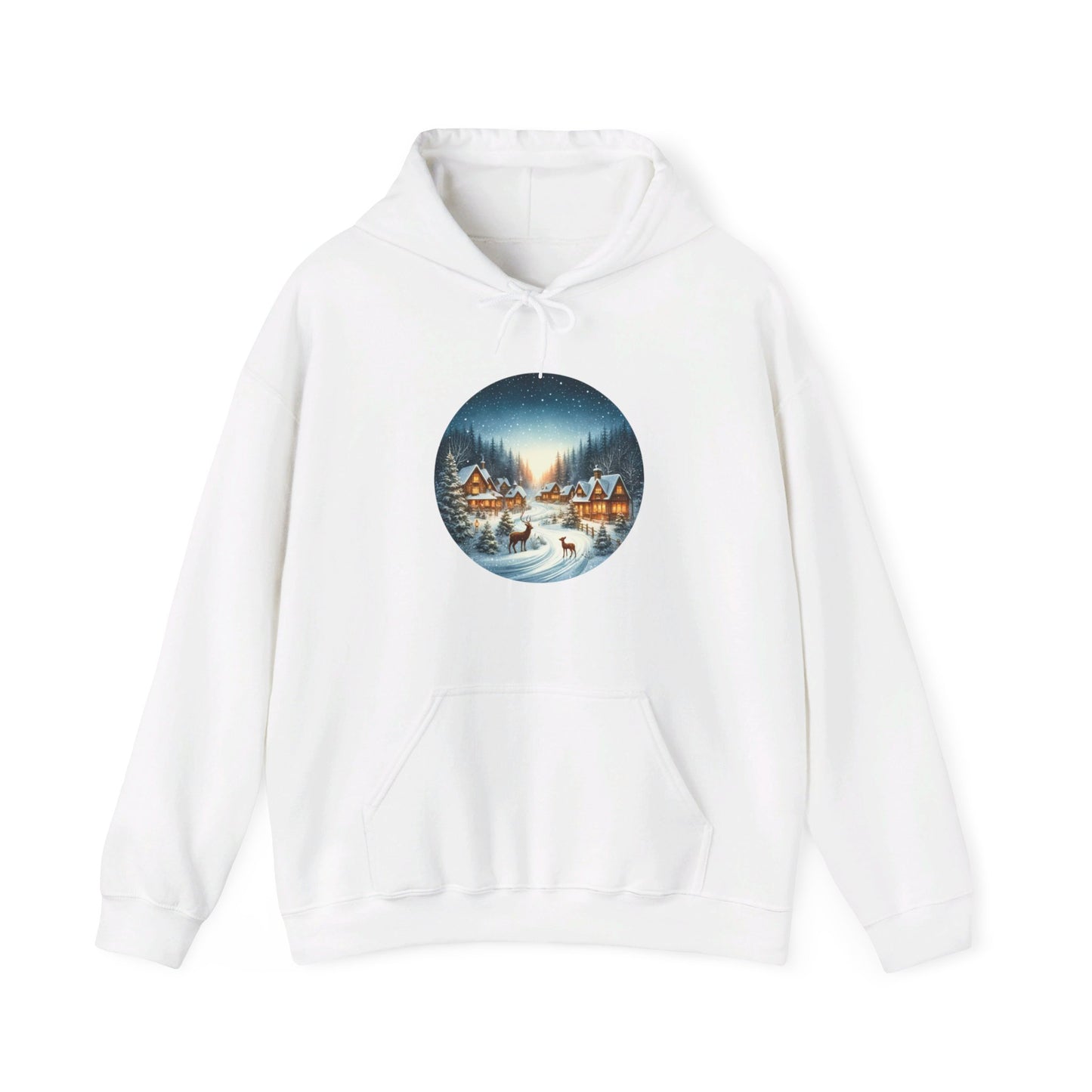 Magical Snowy Night - Hooded Sweatshirt