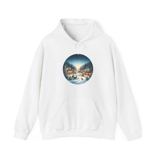 Magical Snowy Night - Hooded Sweatshirt