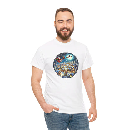 Santa's Snowy Flight - T-Shirt