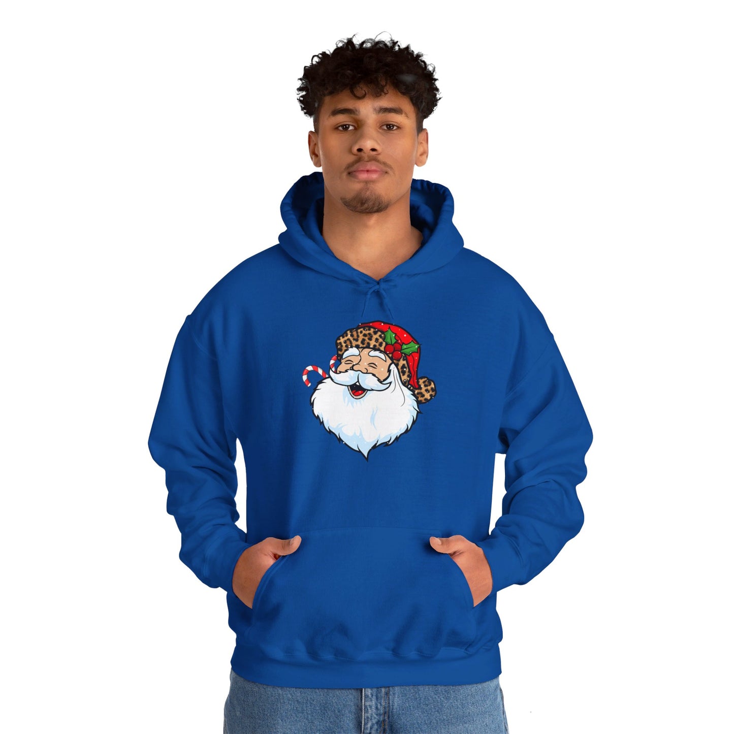 Festive Santa Claus - Hooded Sweatshirt