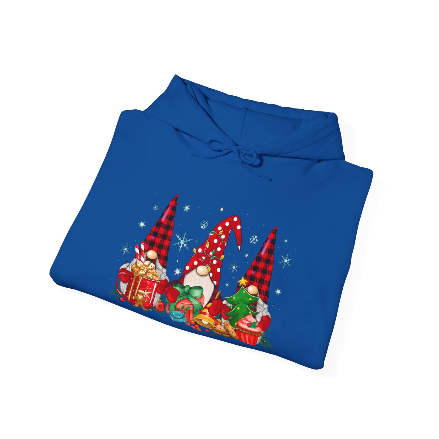 Christmas Gnome Trio - Hooded Sweatshirt