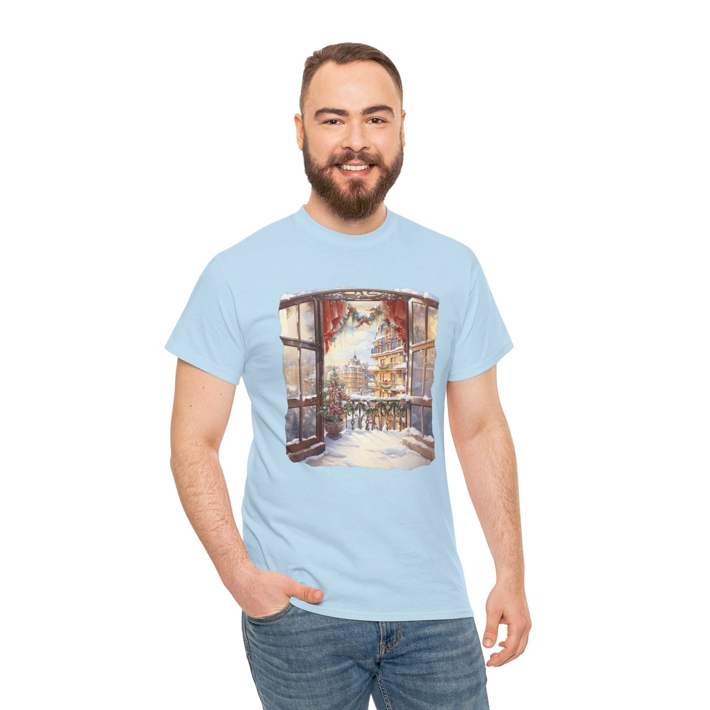 Christmas City To The Window  - T-Shirt