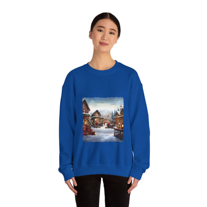 Snowy Christmas Village North Pole - Sweatshirt