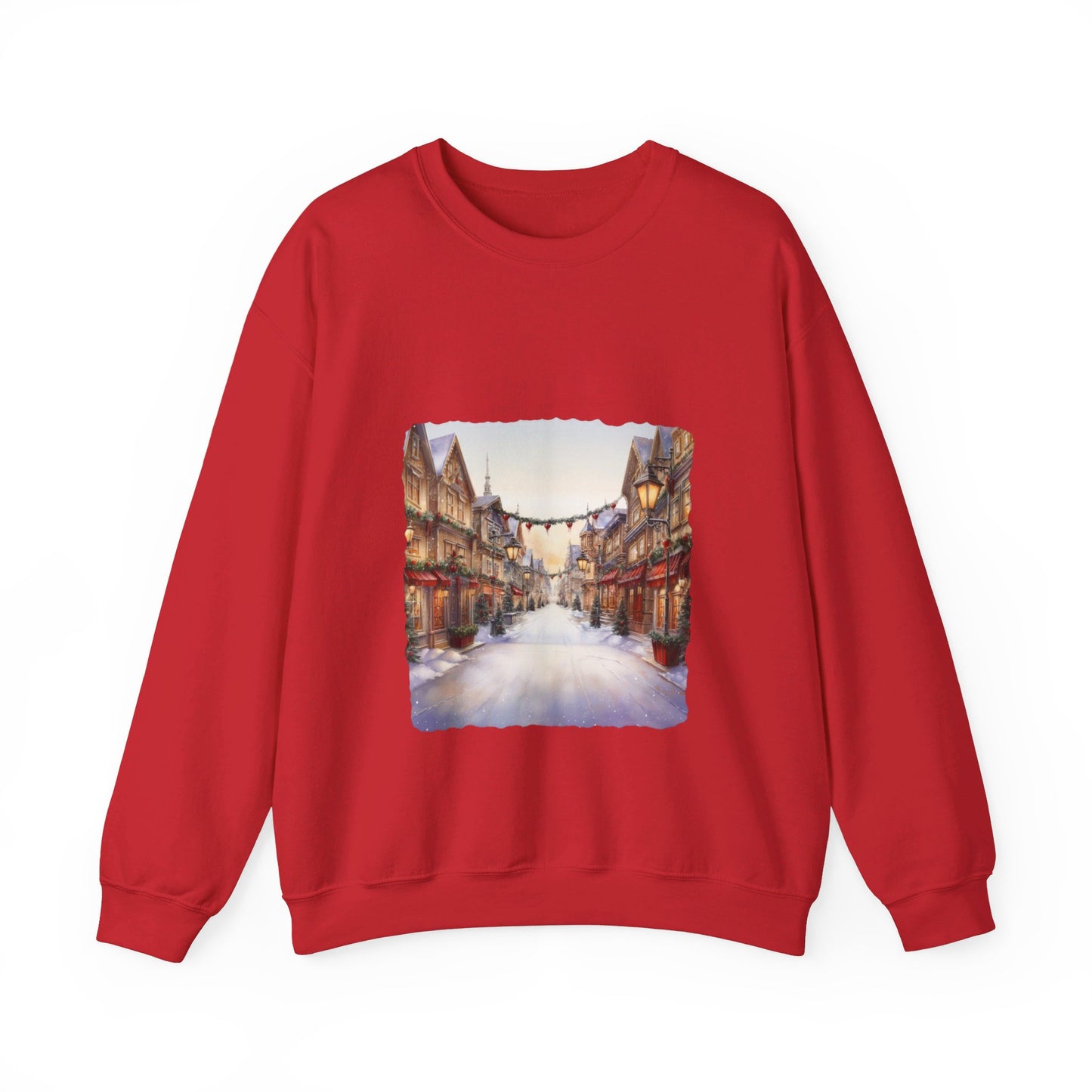 Snowy Christmas Village 9 - Sweatshirt