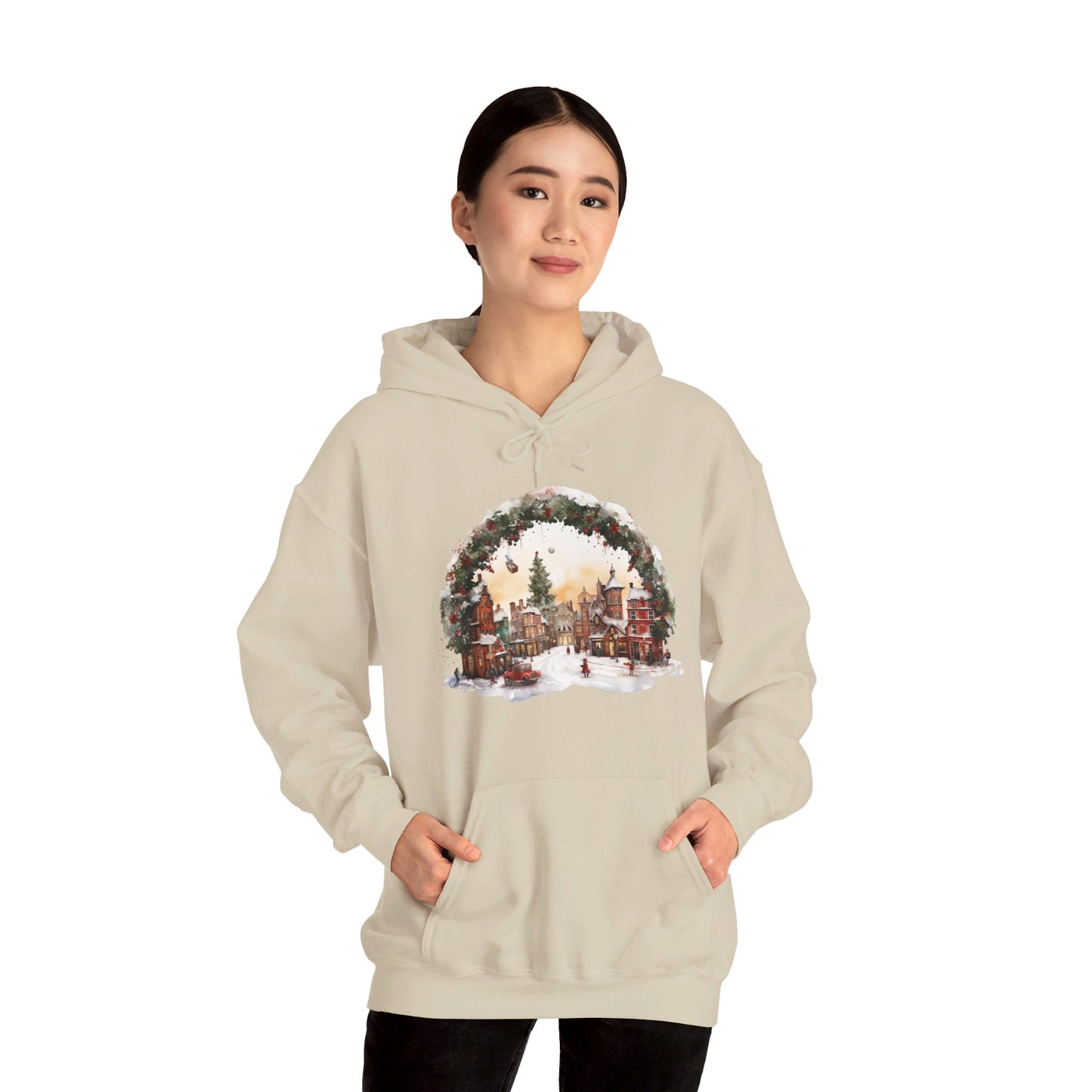 Christmas Village Charm - Hooded Sweatshirt