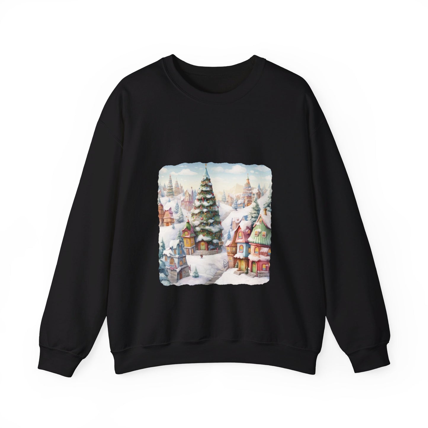 Snowy Christmas Village 16 - Sweatshirt