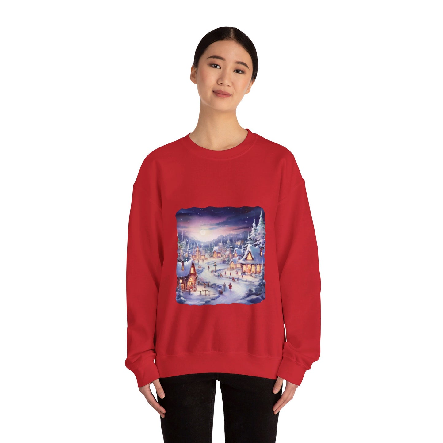 Snowy Christmas Village 3 - Sweatshirt