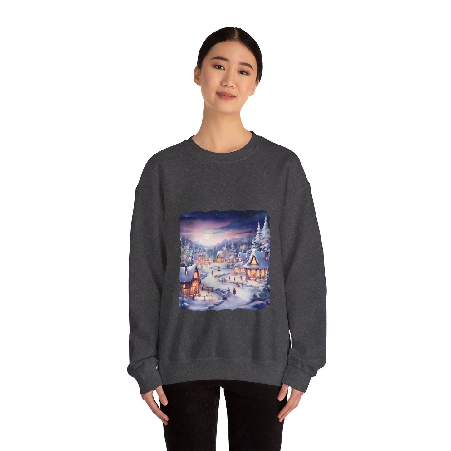 Snowy Christmas Village 3 - Sweatshirt